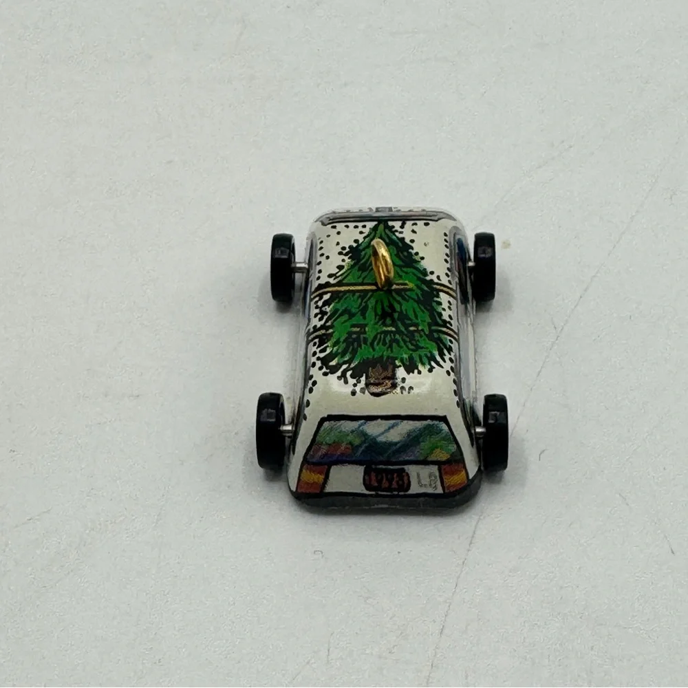 Hallmark Keepsake Miniature Ornament- On the Road tin car